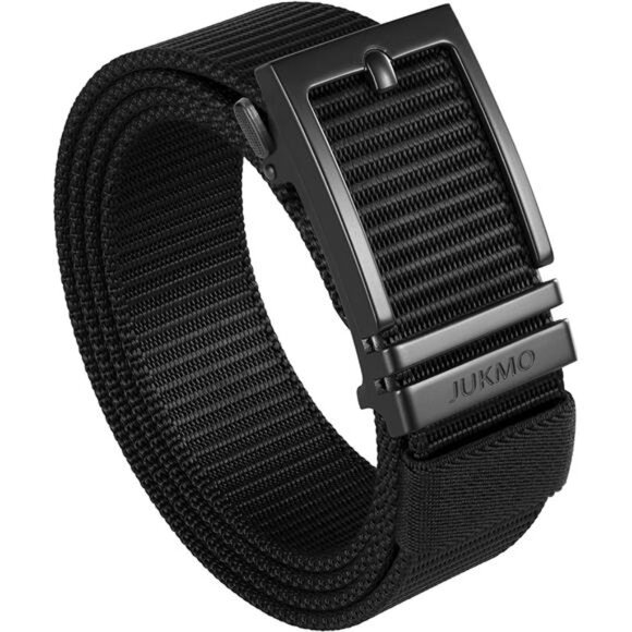 Ratchet Golf Belt for Men, Nylon Web Tactical Belt with Automatic Slide Buckle - Picture 1 of 7
